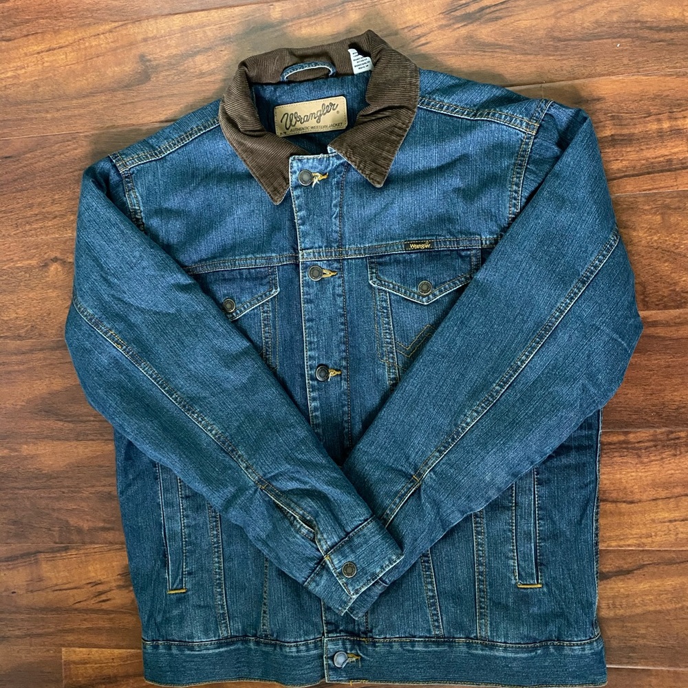 CORDUROY COLLAR DENIM JACKET